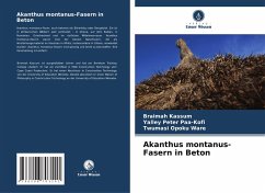 Cover Akanthus montanus-Fasern in Beton