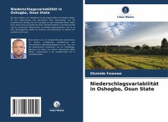 Cover Niederschlagsvariabilität in Oshogbo, Osun State