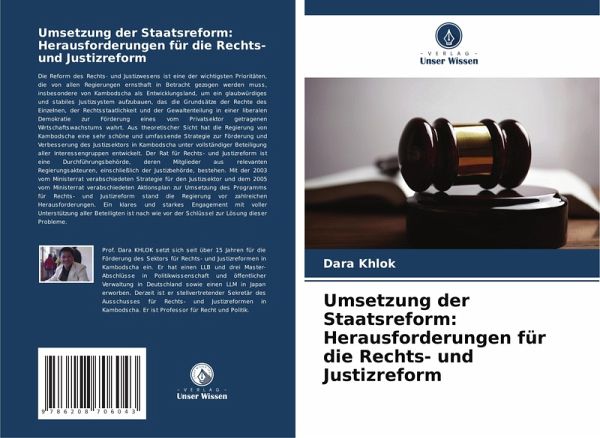 Umsetzung der Staatsreform: Herausforderungen für die Rechts- und Justizreform Umsetzung der Staatsreform: Herausforderungen für die Rechts- und Justizreform