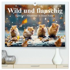 Cover Wild und flauschig - Hamster - Abenteuer in freier Natur (hochwertiger Premium Wandkalender 2026 DIN A2 quer), Kunstdruck in Hochglanz
