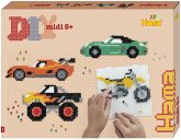 Hama 3162 - Bügelperlen Fahrzeuge, Geschenkpackung mit ca. 4.000 Midi-Perlen, 2 Stiftplatten, Motiv-Vorlage, Bügelpapier Hama 3162 - Bügelperlen Fahrzeuge, Geschenkpackung mit ca. 4.000 Midi-Perlen, 2 Stiftplatten, Motiv-Vorlage, Bügelpapier