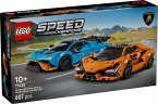 LEGO® Speed Champions 77238 Lamborghini Revuelto und Huracán STO