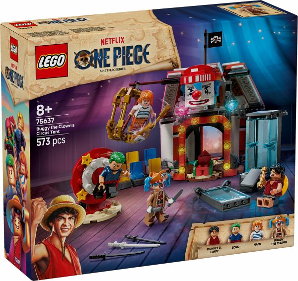 LEGO® ONE PIECE 75637 Zirkuszelt von Buggy dem Clown LEGO® ONE PIECE 75637 Zirkuszelt von Buggy dem Clown