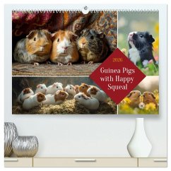 Guinea Pigs with Happy Squeal (High Quality Premium Wall Calendar 2026 DIN A2 landscape),CALVENDO 12 Month Wall Calendar Guinea Pigs with Happy Squeal (High Quality Premium Wall Calendar 2026 DIN A2 landscape),CALVENDO 12 Month Wall Calendar