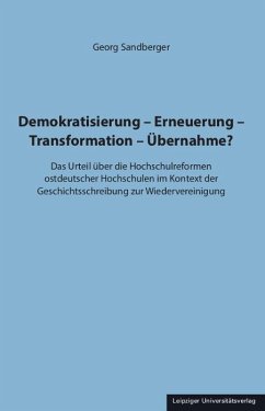 Demokratisierung - Erneuerung - Transformation - Übernahme? - Sandberger, Georg