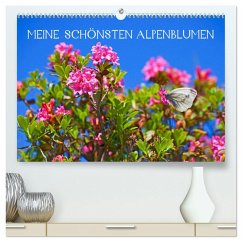 Cover Meine schönsten Alpenblumen (hochwertiger Premium Wandkalender 2026 DIN A2 quer), Kunstdruck in Hochglanz