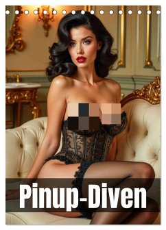 Pinup-Diven (Tischkalender 2026 DIN A5 hoch), CALVENDO Monatskalender Cover Pinup-Diven (Tischkalender 2026 DIN A5 hoch), CALVENDO Monatskalender