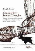 Consider My Inmost Thoughts (eBook, PDF)