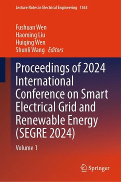 Cover Proceedings of 2024 International Conference on Smart Electrical Grid and Renewable Energy (SEGRE 2024) (eBook, PDF)