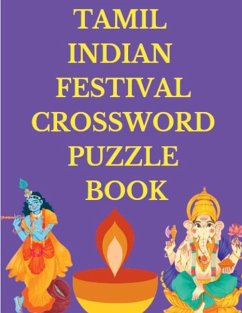 Cover Tamil Indian Festival Crossword Puzzle Book