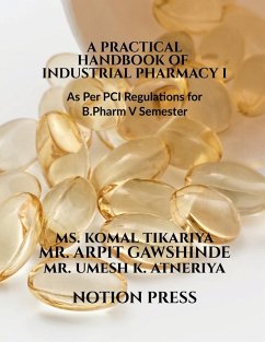 Cover A Practical Handbook of Industrial Pharmacy I