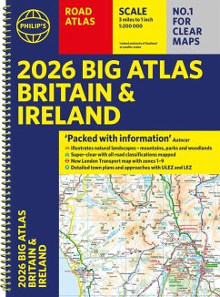 Cover 2026 Philip's Big Road Atlas of Britain & Ireland