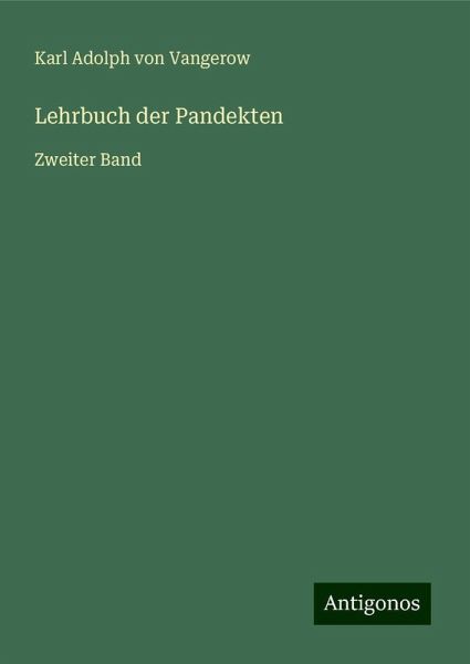 Lehrbuch der Pandekten