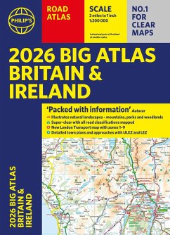 Cover 2026 Philip's Big Road Atlas of Britain & Ireland