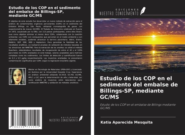 Estudio de los COP en el sedimento del embalse de Billings-SP, mediante GC/MS Estudio de los COP en el sedimento del embalse de Billings-SP, mediante GC/MS