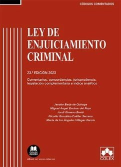 Ley de Enjuiciamiento Criminal 2025- Código comentado. Comentarios, concordancias, jurisprudencia, legislación comp