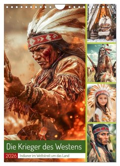 Cover Die Krieger des Westens (Wandkalender 2026 DIN A4 hoch), CALVENDO Monatskalender