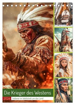 Cover Die Krieger des Westens (Tischkalender 2026 DIN A5 hoch), CALVENDO Monatskalender