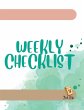 Weekly Checklist - Bild 1