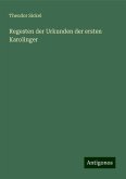 Regesten der Urkunden der ersten Karolinger Regesten der Urkunden der ersten Karolinger