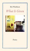 What Is Given What Is Given