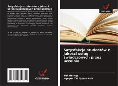 Cover Satysfakcja studentów z jako¿ci us¿ug ¿wiadczonych przez uczelnie