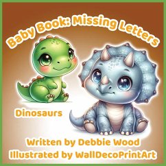 Cover Baby Book Missing Letters Dinosaurs