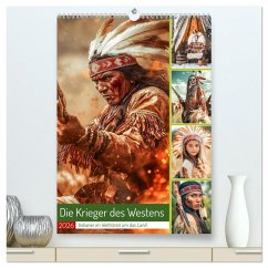 Cover Die Krieger des Westens (hochwertiger Premium Wandkalender 2026 DIN A2 hoch), Kunstdruck in Hochglanz