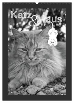 Cover Katz & Maus (Wandkalender 2026 DIN A2 hoch), CALVENDO Monatskalender