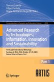 Advanced Research in Technologies, Information, Innovation and Sustainability (eBook, PDF)