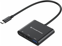 Conceptronic DONN01B 3-in-1 USB 3.2 Docking