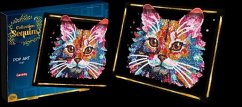Cover COLLECTION SEQUINS 3220362 - Paillettenkunst PopArt Katze