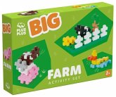 PLUS PLUS 9603992 - 50 Kreativ Bausteine BIG Bauernhof PLUS PLUS 9603992 - 50 Kreativ Bausteine BIG Bauernhof