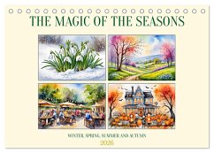 Cover The magic of the seasons (Desk Calendar 2026 DIN A5 landscape), CALVENDO 12 Month DeskCalendar