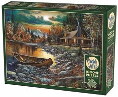 Cover COBBLE HILL PUZZLES - Blockhütte am See 1000 Teile