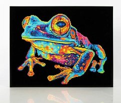 Cover DIAMOND DOTZ 2594353 - Diamond Painting Neon Baumfrosch