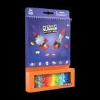 PLUS PLUS 9603989 - 125 Kreativ Bausteine Puzzle Weltraum