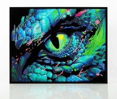 Cover DIAMOND DOTZ 2594356 - Diamond Painting Neon Drachenauge