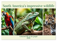 Cover South America's impressive wildlife (Wall Calendar 2026 DIN A2 landscape), CALVENDO 12 Month Wall Calendar
