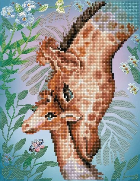 DIAMOND DOTZ 2592642 - Diamond Painting Giraffe mit Baby DIAMOND DOTZ 2592642 - Diamond Painting Giraffe mit Baby