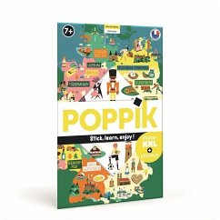 Cover POPPIK 1841281 - Sticker Lernposter Deutschland