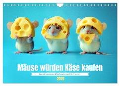 Mäuse würden Käse kaufen (Wandkalender 2026 DIN A4 quer), CALVENDO Monatskalender Mäuse würden Käse kaufen (Wandkalender 2026 DIN A4 quer), CALVENDO Monatskalender