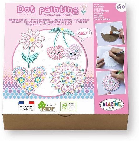 ALADINE 3085480 - Punktmalerei Set Girly