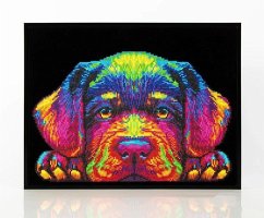 Cover DIAMOND DOTZ 2594368 - Diamond Painting Neon Hundewelpen