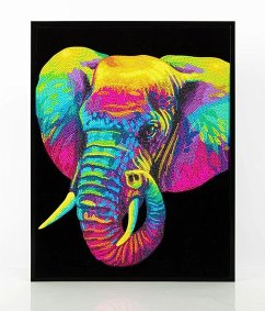 Cover DIAMOND DOTZ 2594369 - Diamond Painting Neon Elefant