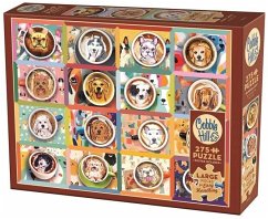 Cover COBBLE HILL PUZZLES 3848032 - Welpen Kaffee 275 Teile