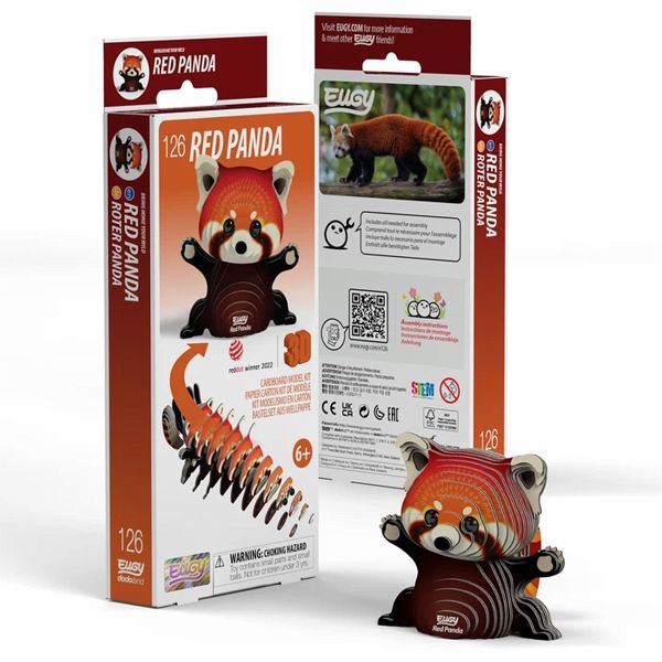 EUGY - 3D Bastelset Roter Panda EUGY - 3D Bastelset Roter Panda