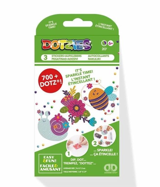 DOTZIES BY DIAMOND DOTZ 2592757 - Diamond Painting Sticker Garten-Freunde DOTZIES BY DIAMOND DOTZ 2592757 - Diamond Painting Sticker Garten-Freunde