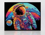 DIAMOND DOTZ 2594360 - Diamond Painting Neon Astronaut