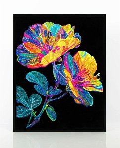 Cover DIAMOND DOTZ 2594354 - Diamond Painting Neon Blumen